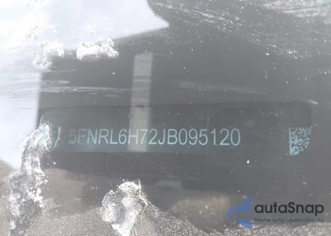 2018 Honda Odyssey Ex-L from USA, damaged, VIN 5FNRL6H72JB095120